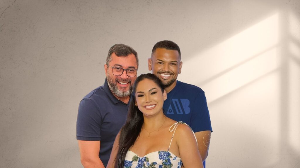 Foto: Montagem PAB Wilson Lima apoia candidato casado com investigada